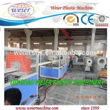 Conical double screw extruder machinery for PVC pipe making